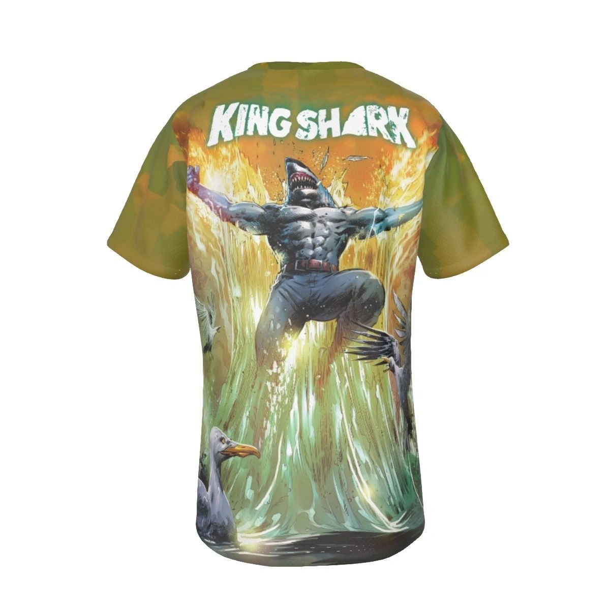KING SHARK ALL OVER PRINT SHIRT AND TANK TOP