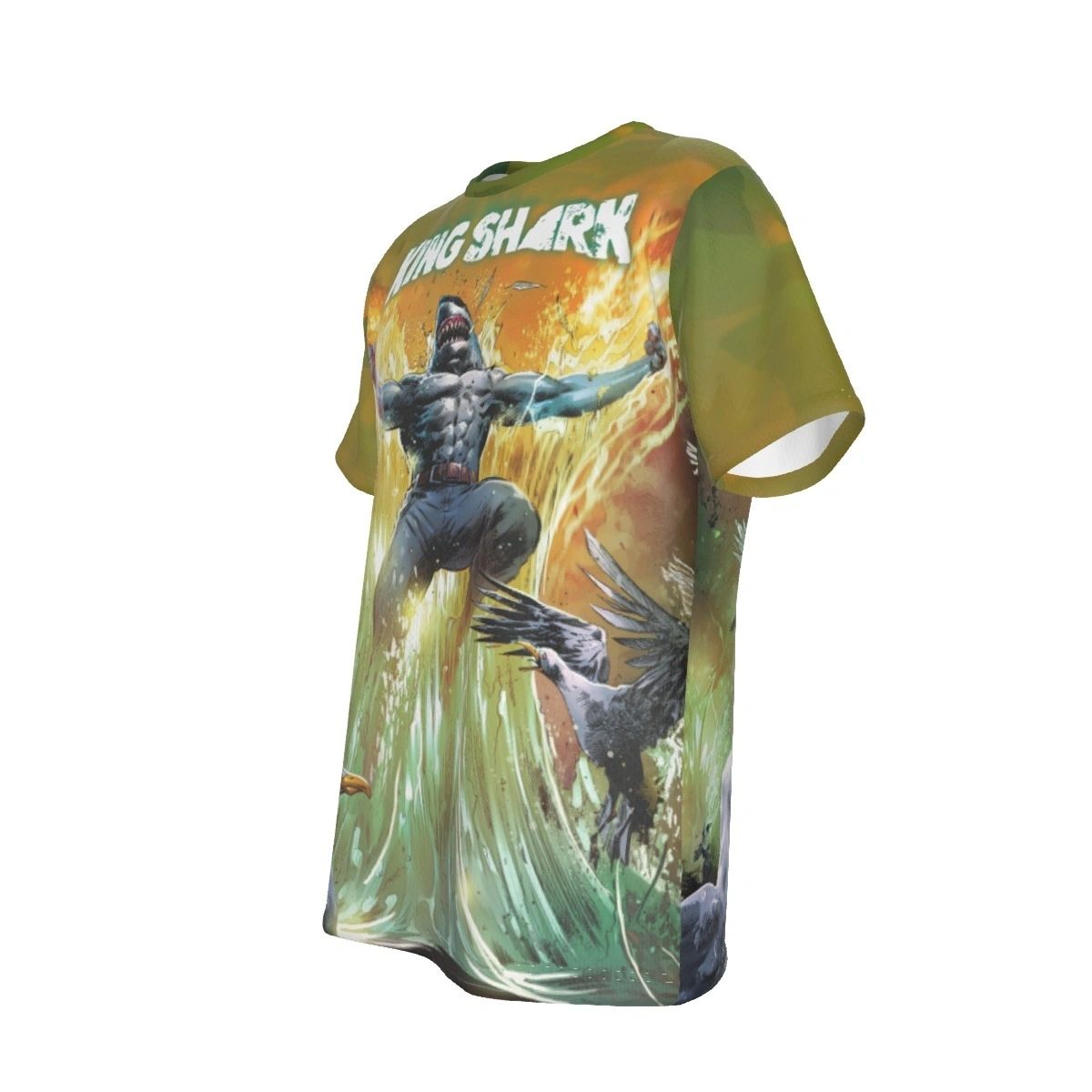 KING SHARK ALL OVER PRINT SHIRT AND TANK TOP