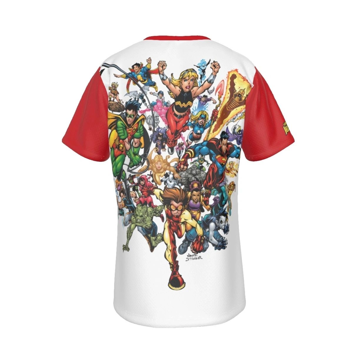 YOUNG JUSTICE ALL TEAM ALL OVER PRINT SHIRT AND TANK TOP