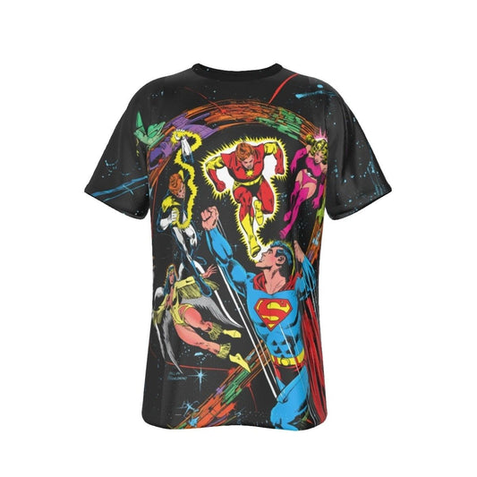 DC COMICS PRESENTS 13 LEGION TEAM ALL OVER PRINT SHIRT AND TANK TOP - LEGION