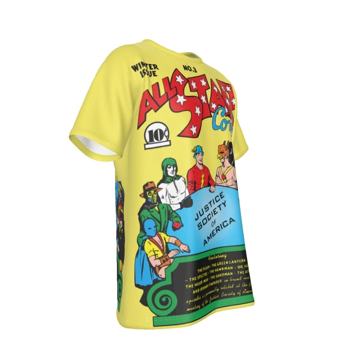 ALL STAR COMICS 3 COVER ALL OVER PRINT SHIRT AND TANK - JSA FROM THE BEGINNING 1