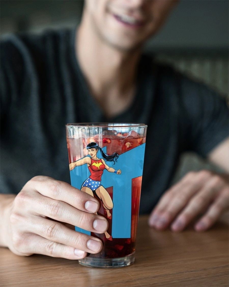 WONDER GIRL OG READY Pint Glass (with Free Shipping)