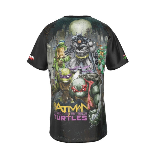 TEENAGE MUTANT NINJA TURLES AND BATMAN FLIGHT ALL OVER PRINT SHIRT AND TANK TOP