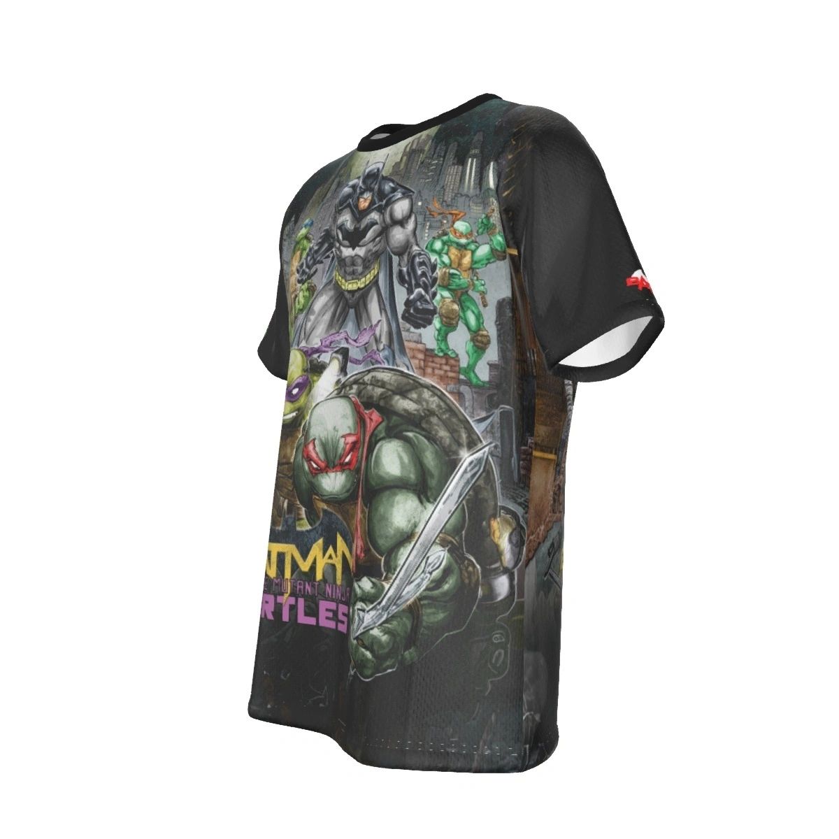 TEENAGE MUTANT NINJA TURLES AND BATMAN FLIGHT ALL OVER PRINT SHIRT AND TANK TOP