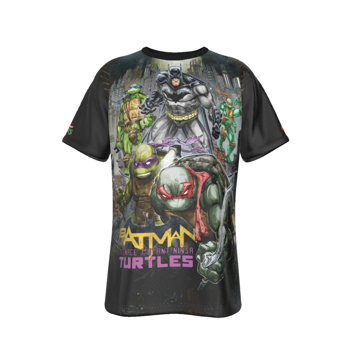 TEENAGE MUTANT NINJA TURLES AND BATMAN FLIGHT ALL OVER PRINT SHIRT AND TANK TOP