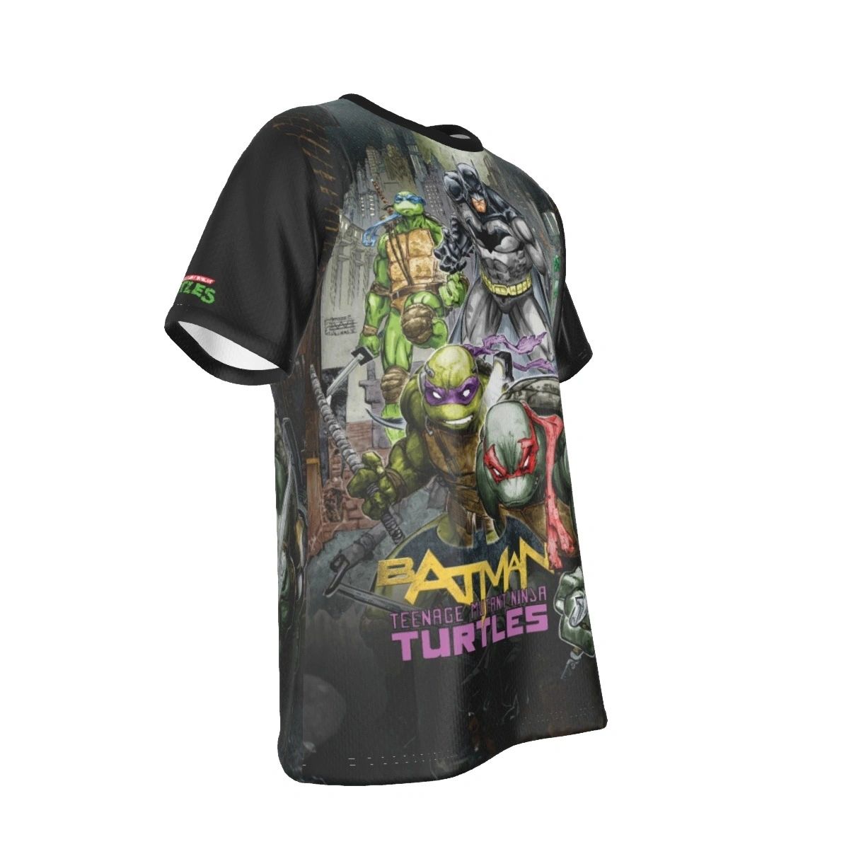 TEENAGE MUTANT NINJA TURLES AND BATMAN FLIGHT ALL OVER PRINT SHIRT AND TANK TOP