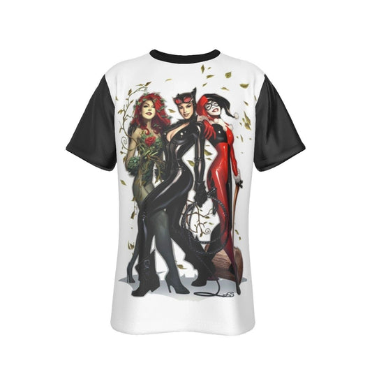 GOTHAM CITY SIRENS ALL OVER PRINT SHIRT AND TANK TOP