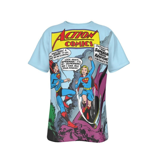 ACTION 252 ALL OVER PRINT SHIRT AND TANK TOP - 1ST SUPERGIRL