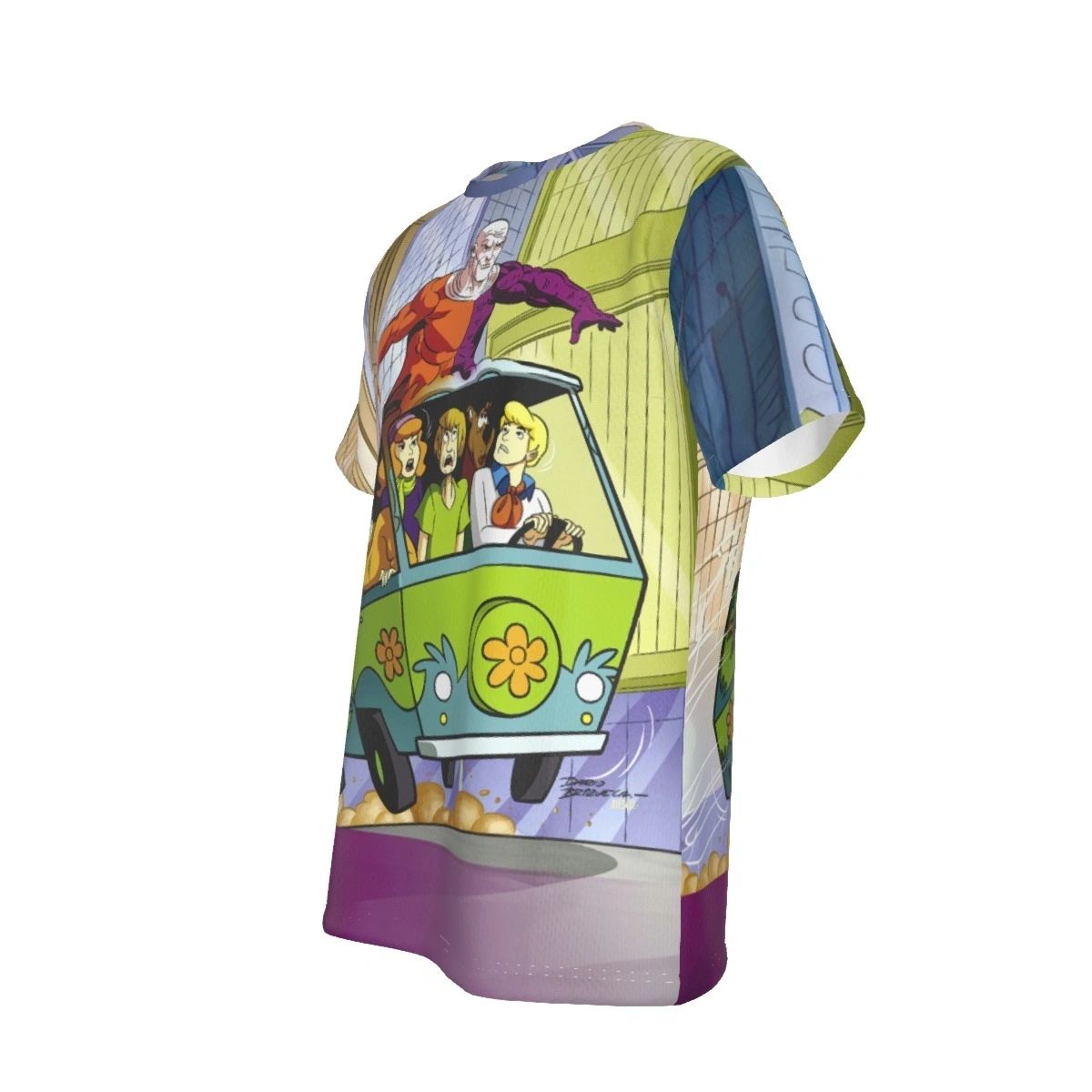 SCOOBY-METAMORPHO MYSTERY MACHINE ALL OVER PRINT SHIRT AND TANK TOP