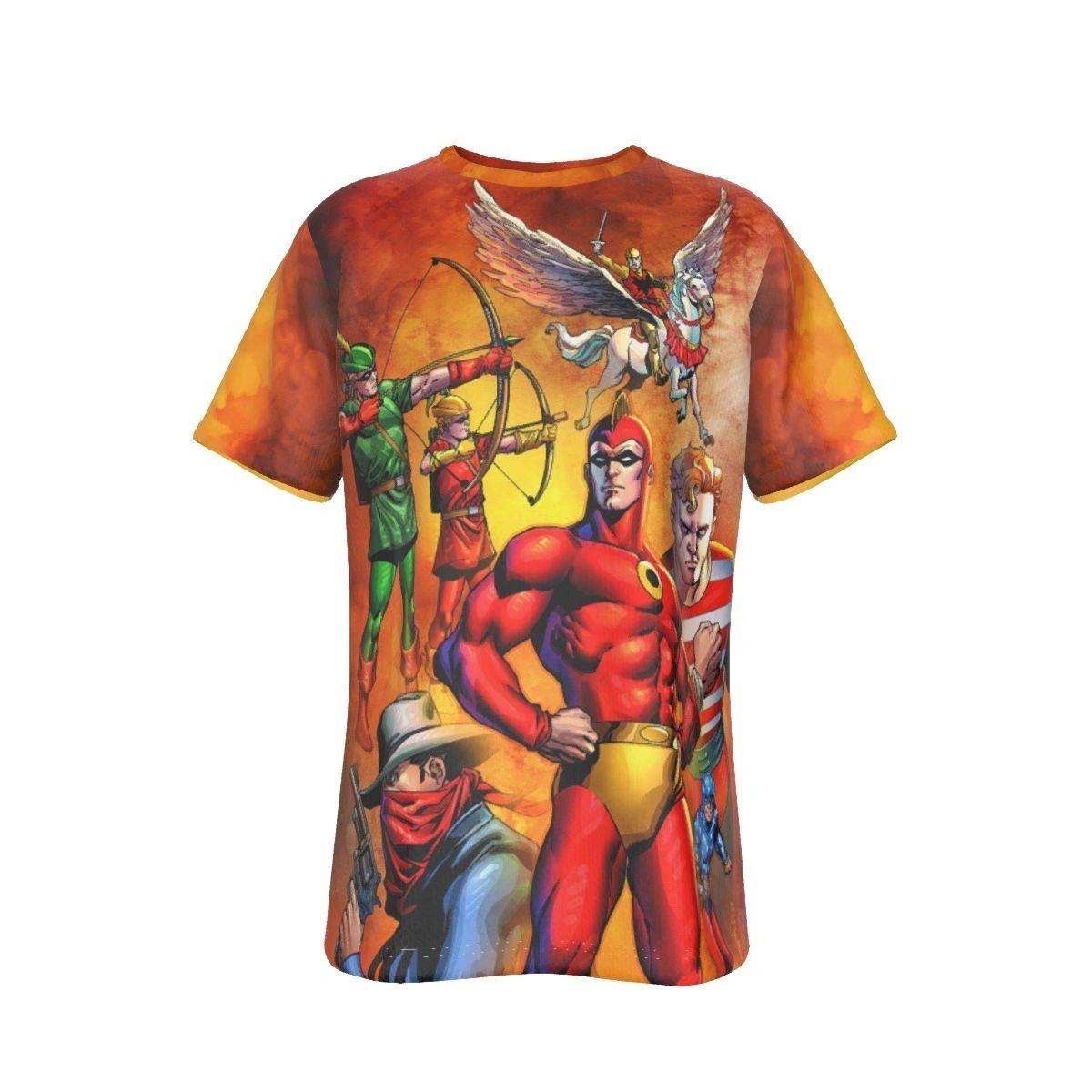 SEVEN SOLDIERS OF VICTORY ALL OVER PRINT SHIRT AND TANK TOP