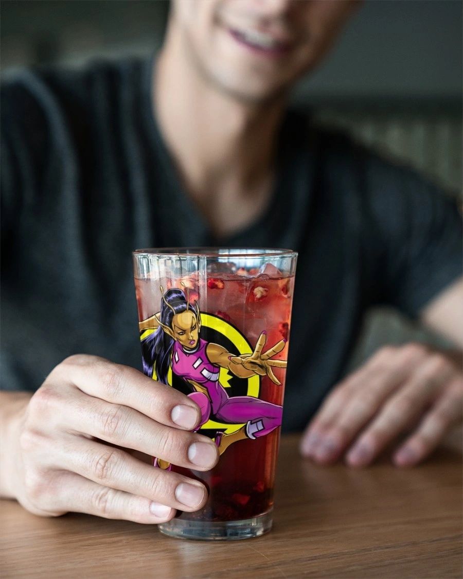 CHAMELEON GIRL READY Pint Glass (with Free Shipping)