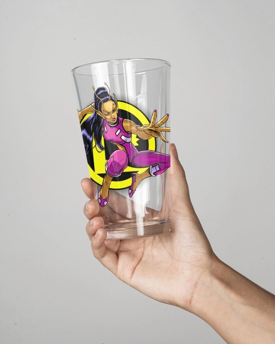 CHAMELEON GIRL READY Pint Glass (with Free Shipping)