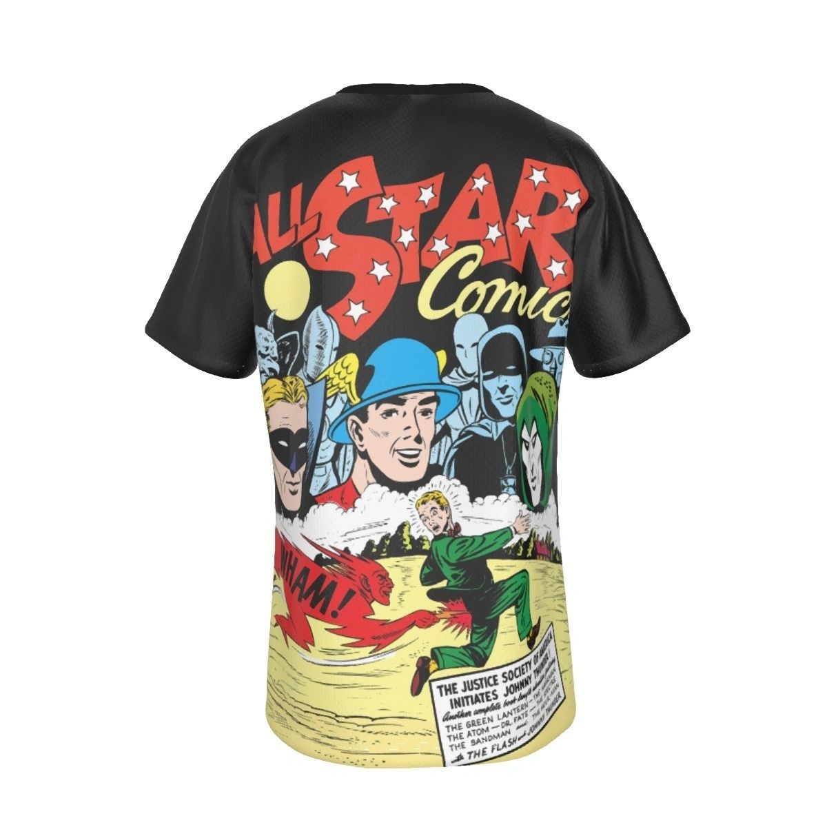 ALL STAR COMICS 6 COVER ALL OVER PRINT SHIRT AND TANK - JSA FROM THE BEGINNING 4