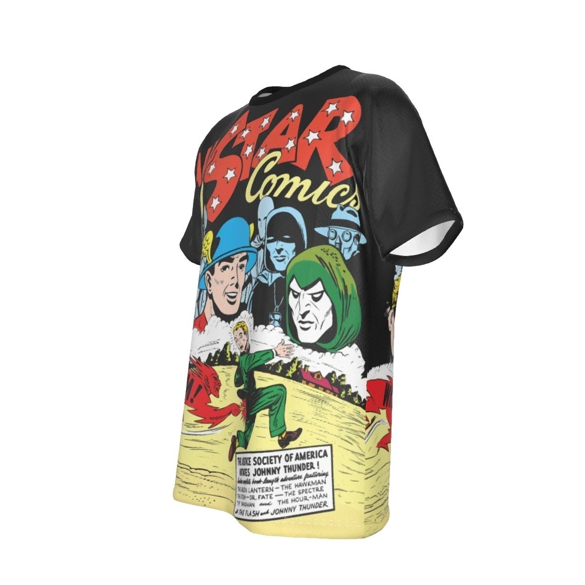 ALL STAR COMICS 6 COVER ALL OVER PRINT SHIRT AND TANK - JSA FROM THE BEGINNING 4