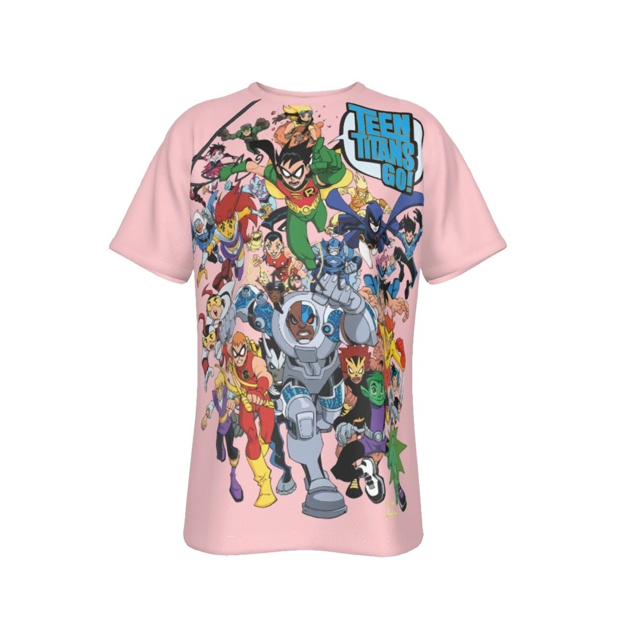 TEEN TITANS GO 5O COVER ALL OVER PRINT SHIRT AND TANK