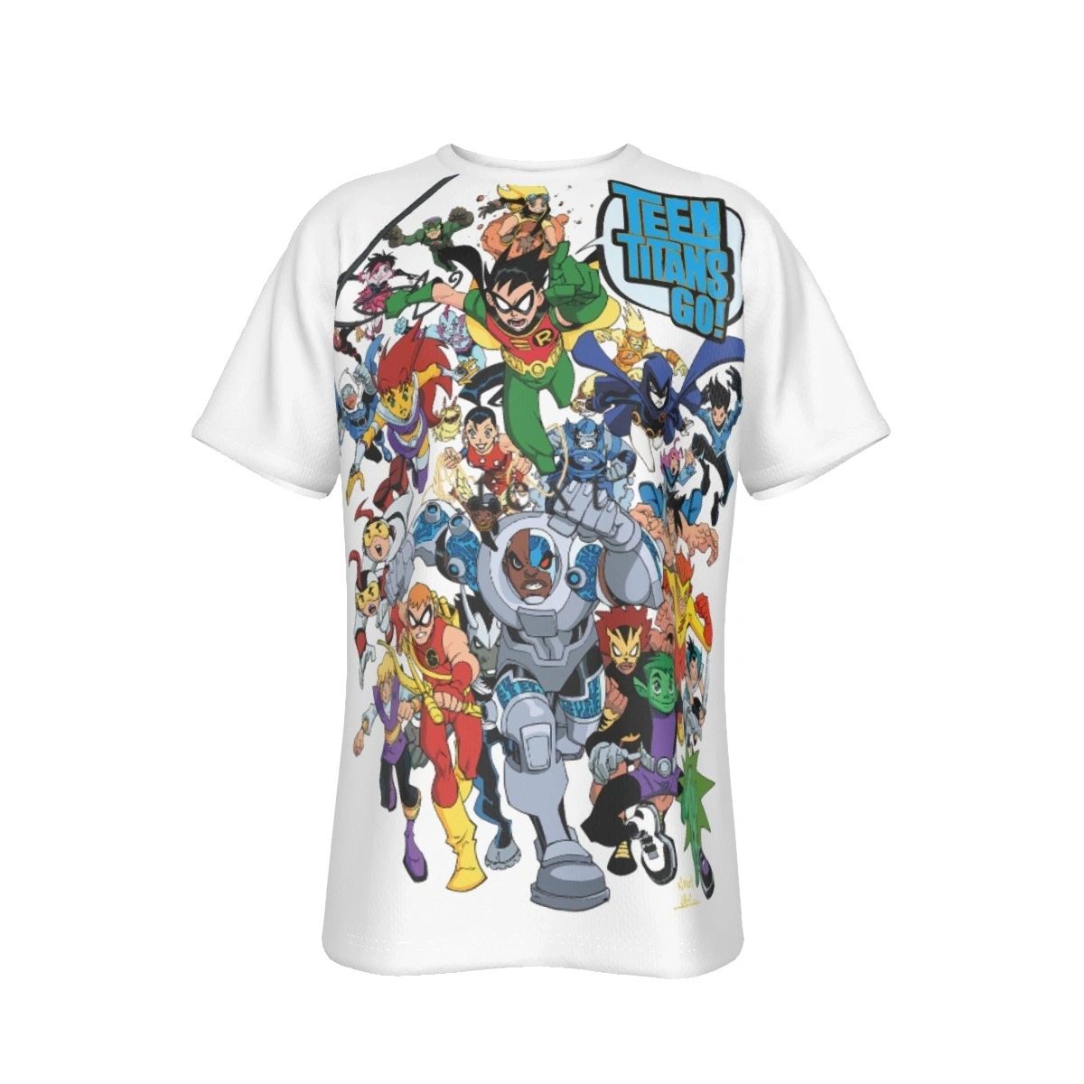 TEEN TITANS GO 5O COVER ALL OVER PRINT SHIRT AND TANK