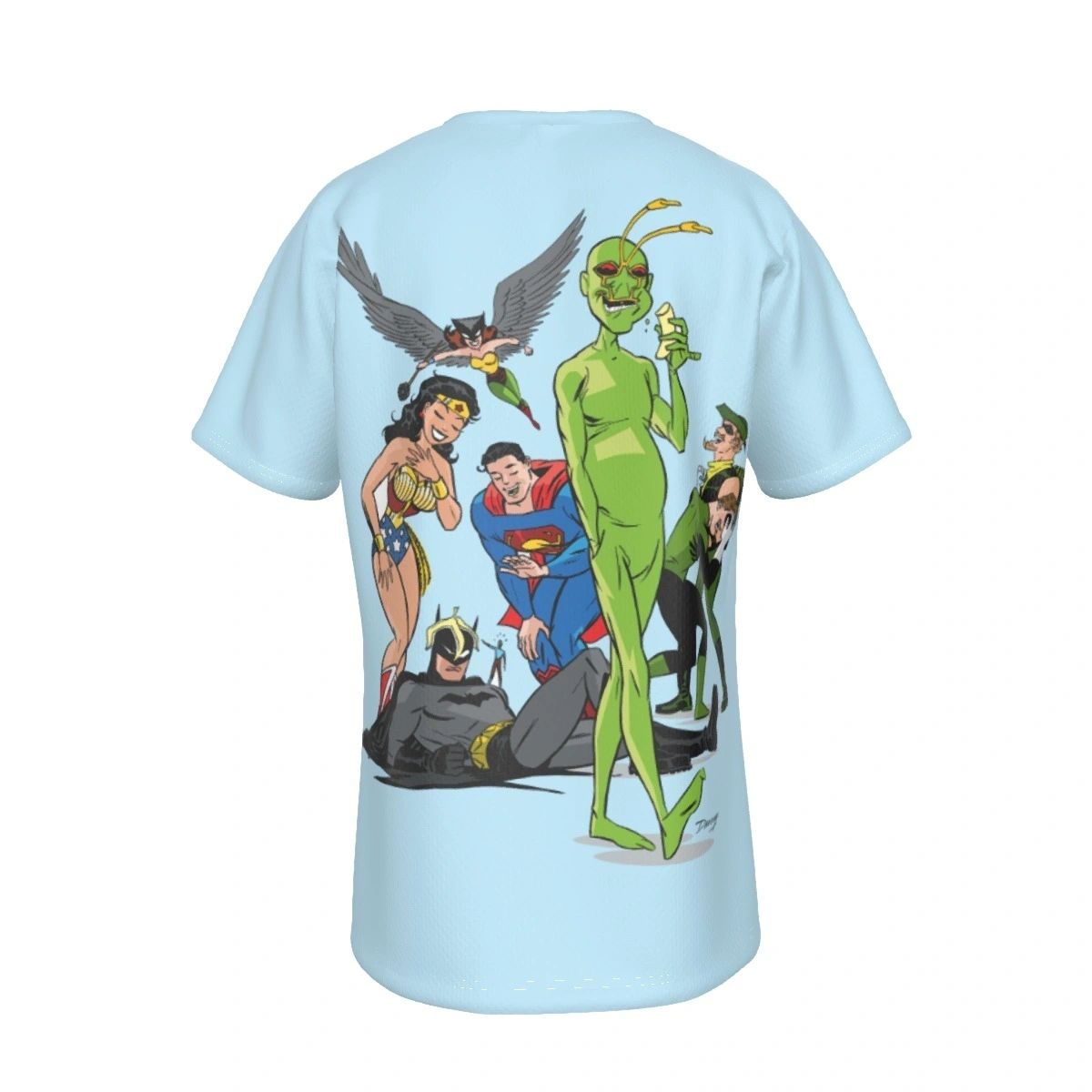 AMBUSH BUG JLA ALL OVER PRINT SHIRT AND TANK TOP - DARWYN COOK ART