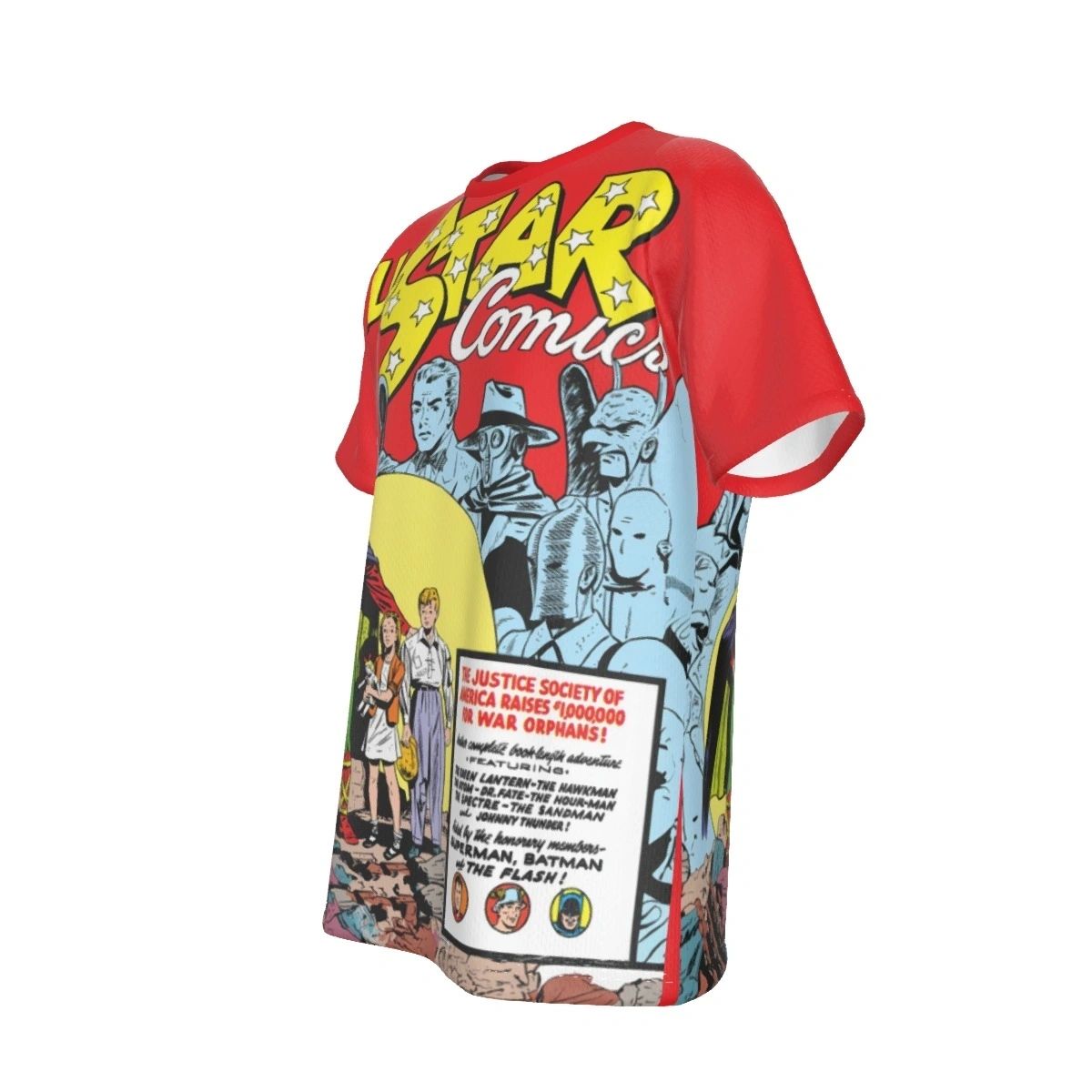 ALL STAR COMICS 7 COVER ALL OVER PRINT SHIRT AND TANK - JSA FROM THE BEGINNING 5