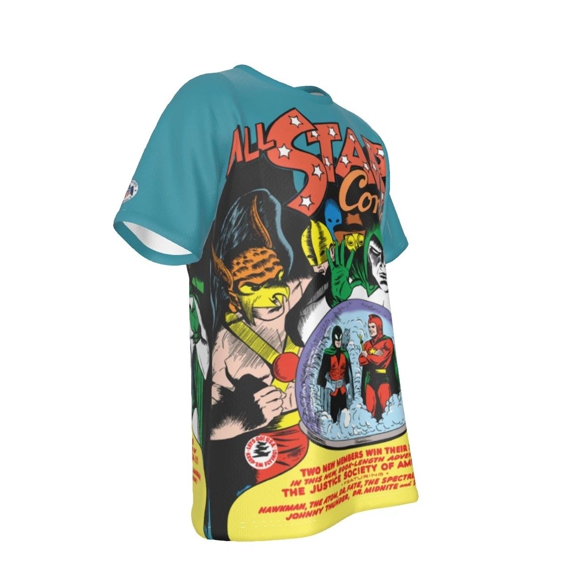 ALL STAR COMICS 8 COVER ALL OVER PRINT SHIRT AND TANK - JSA FROM THE BEGINNING 6