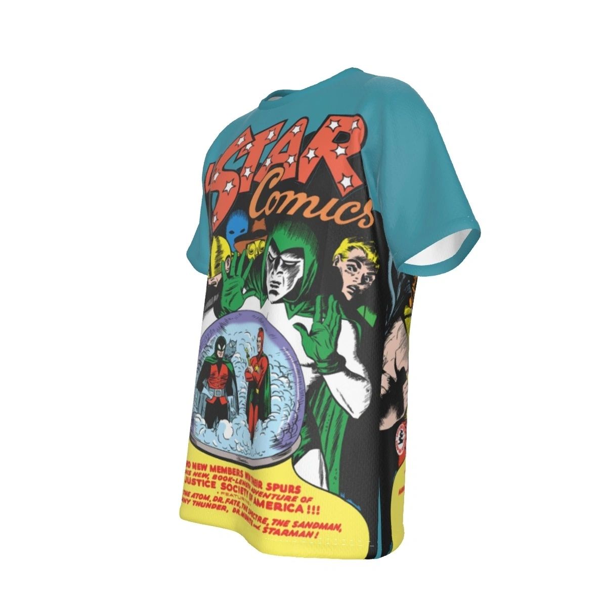ALL STAR COMICS 8 COVER ALL OVER PRINT SHIRT AND TANK - JSA FROM THE BEGINNING 6