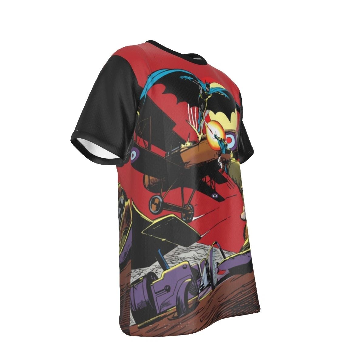 DETECTIVE 404 COVER ALL OVER PRINT SHIRT AND TANK-BATMAN ENEMY ACE