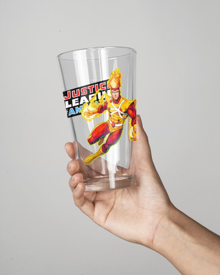 FIRESTORM Pint Glass (with Free Shipping) -JLA READY SERIES