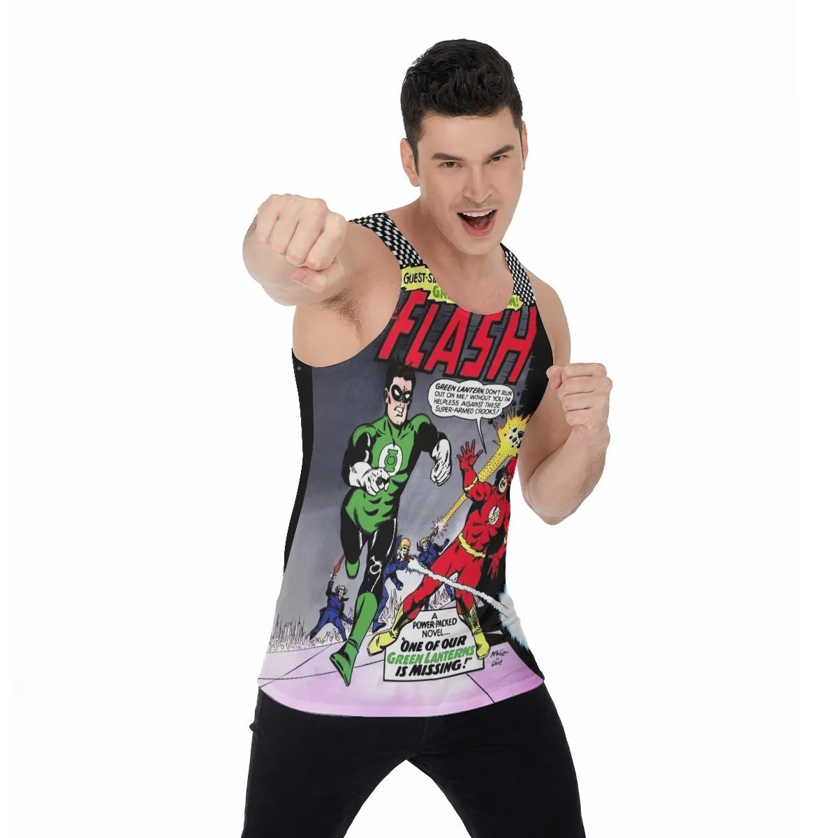 FLASH 168 ALL OVER PRINT SHIRT AND TANK TOP