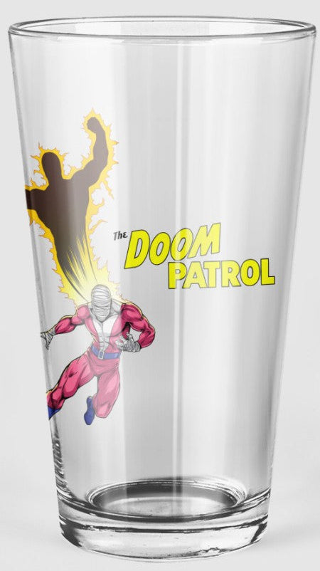 NEGATIVE MAN READY Pint Glass (with Free Shipping) -DOOM PATROL PINTS