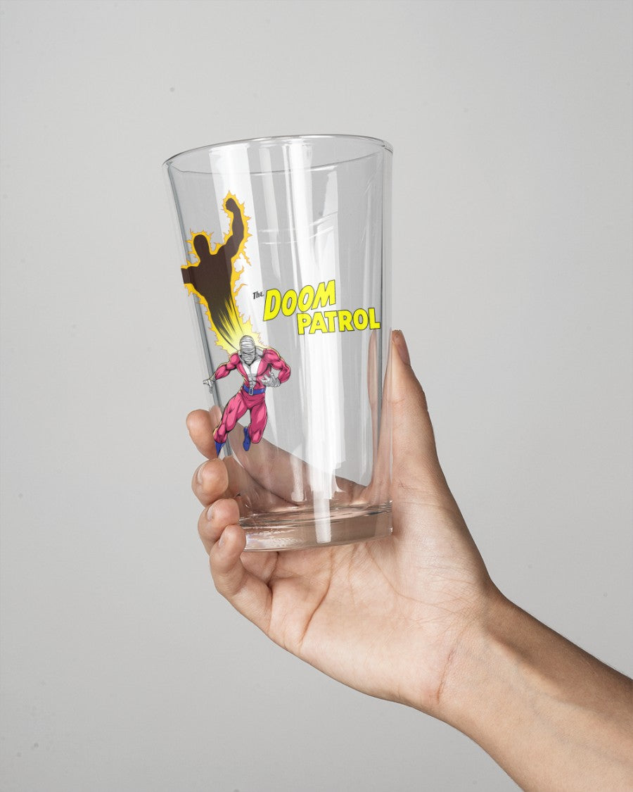 NEGATIVE MAN READY Pint Glass (with Free Shipping) -DOOM PATROL PINTS