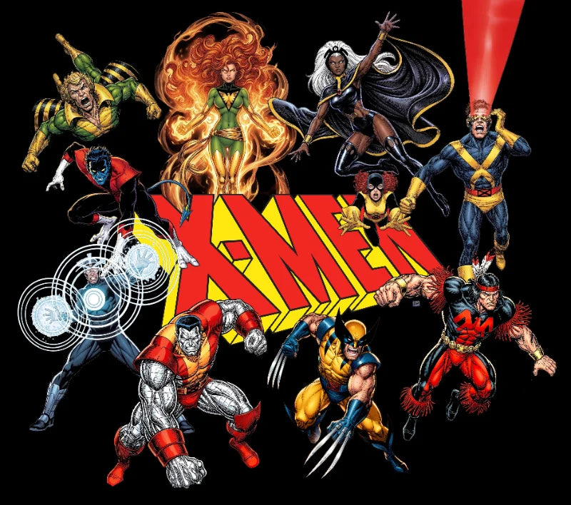 NEW XMEN GO All Over Print Shirt & Tank Top - XMEN TEAM  GO ORIGINAL ART BY EKA