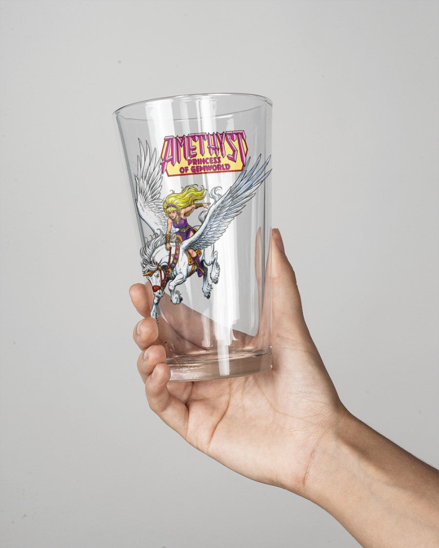 AMETHYST READY Pint Glass (with Free Shipping)