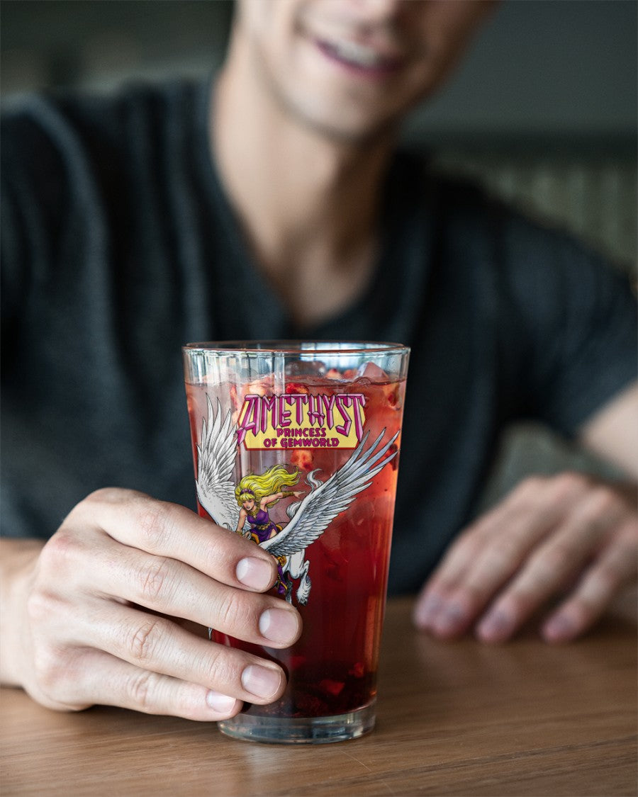 AMETHYST READY Pint Glass (with Free Shipping)