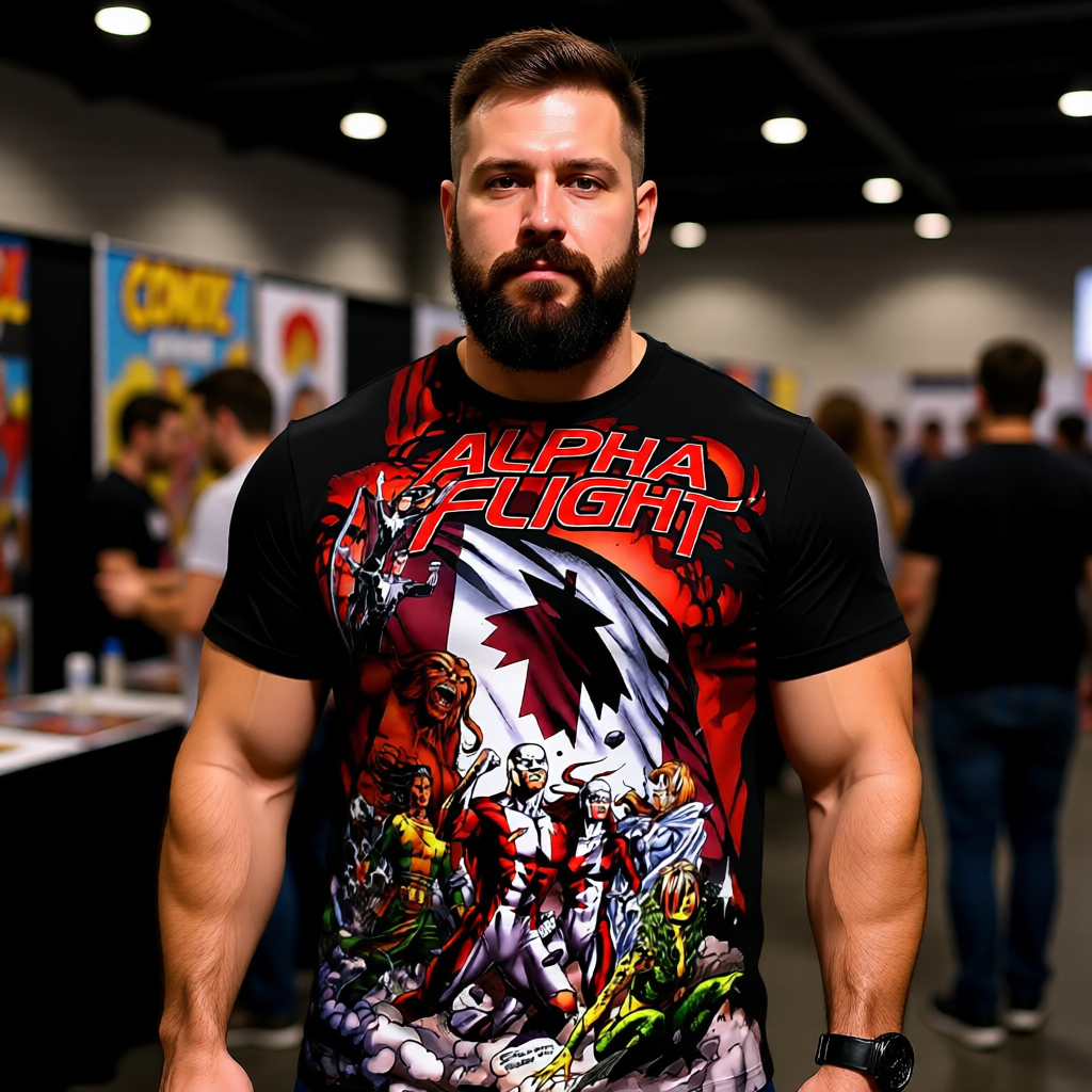 ALPHA FLIGHT 1  OVER PRINT SHIRT AND TANK TOP- EAGLESHAM VARIANT