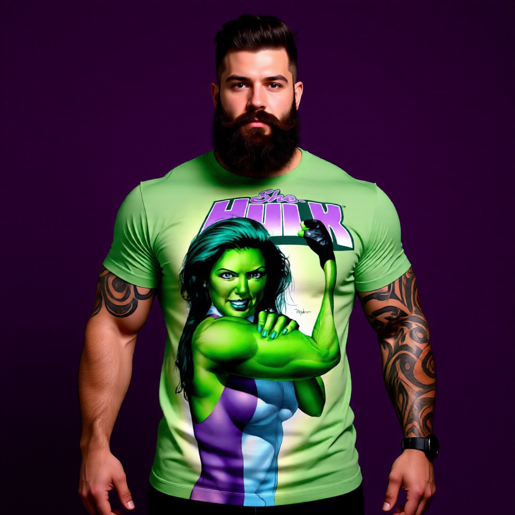 SHE-HULK 9 OVER PRINT SHIRT AND TANK TOP- MAYHEM ART