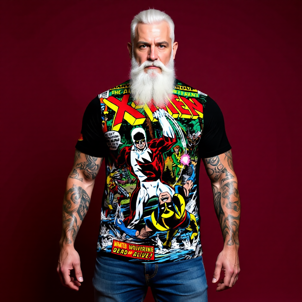 XMEN 109 OVER PRINT SHIRT & TANK -GUARDIAN/VINDICATOR