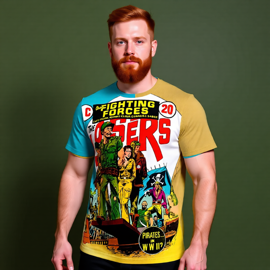 OUR FIGHTING FORCES 139 OVER PRINT SHIRT AND TANK TOP- THE LOSERS