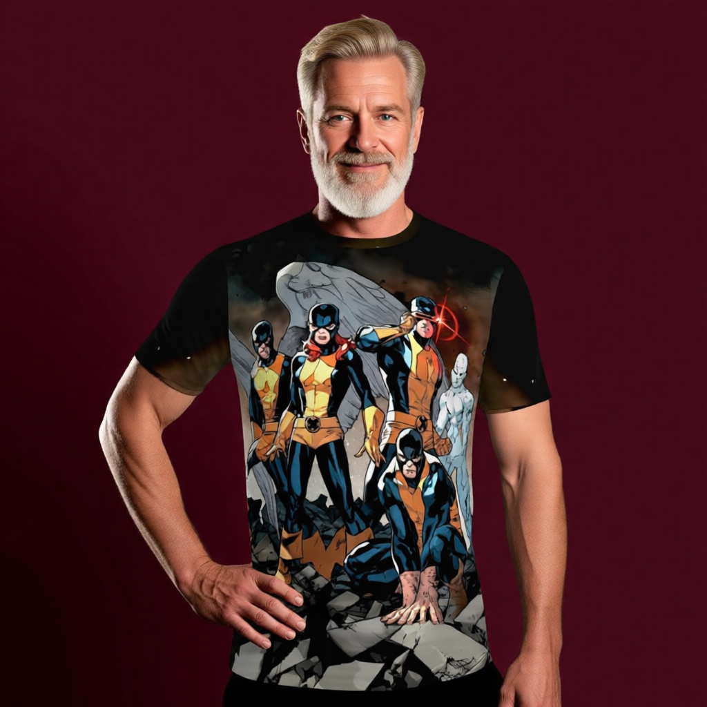 ALL NEW XMEN 1 AND 2 ALL OVER PRINT SHIRTS