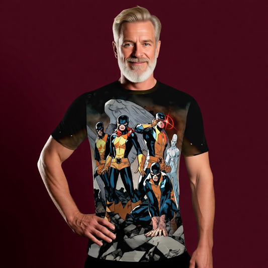 ALL NEW XMEN 1 AND 2 ALL OVER PRINT SHIRTS