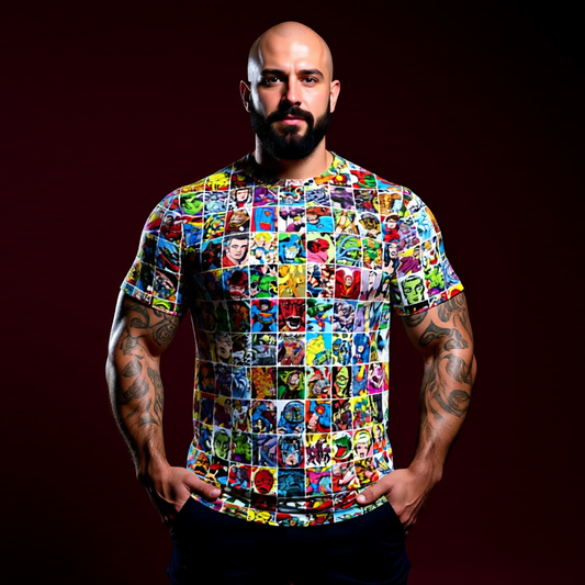 JACK KIRBY ART BOXES ALL OVER PRINT SHIRT & TANK