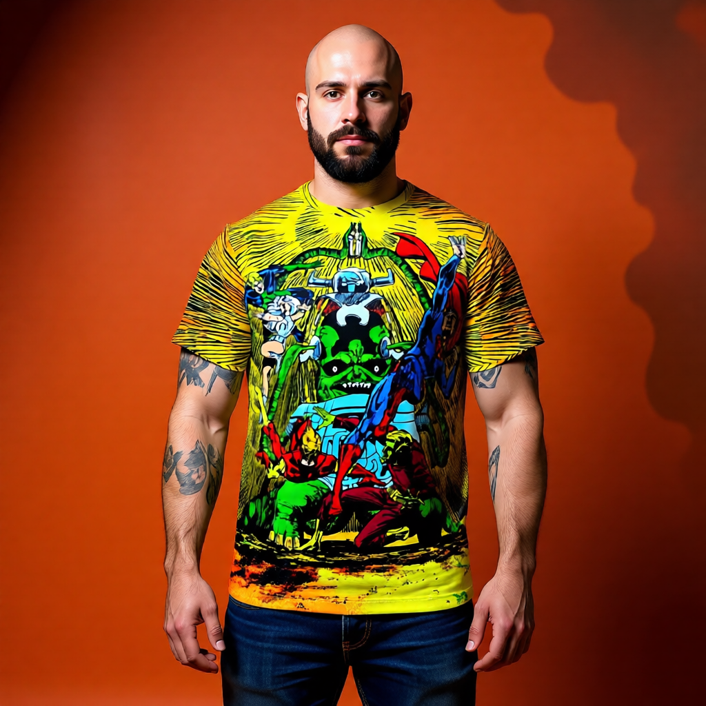 SUPERBOY 230 OVER PRINT SHIRT AND TANK TOP - LEGION OF SUPERHEROES