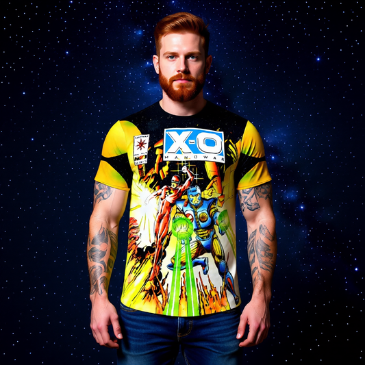 XO MAN OF WAR 13  OVER PRINT SHIRT AND TANK TOP- DR SOLAR