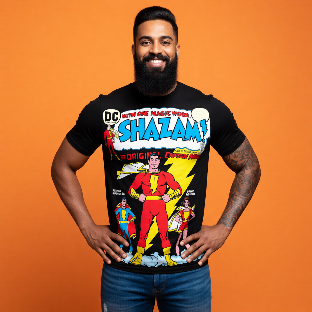 SHAZAM 3 UP ALL OVER PRINT SHIRT AND TANK TOP