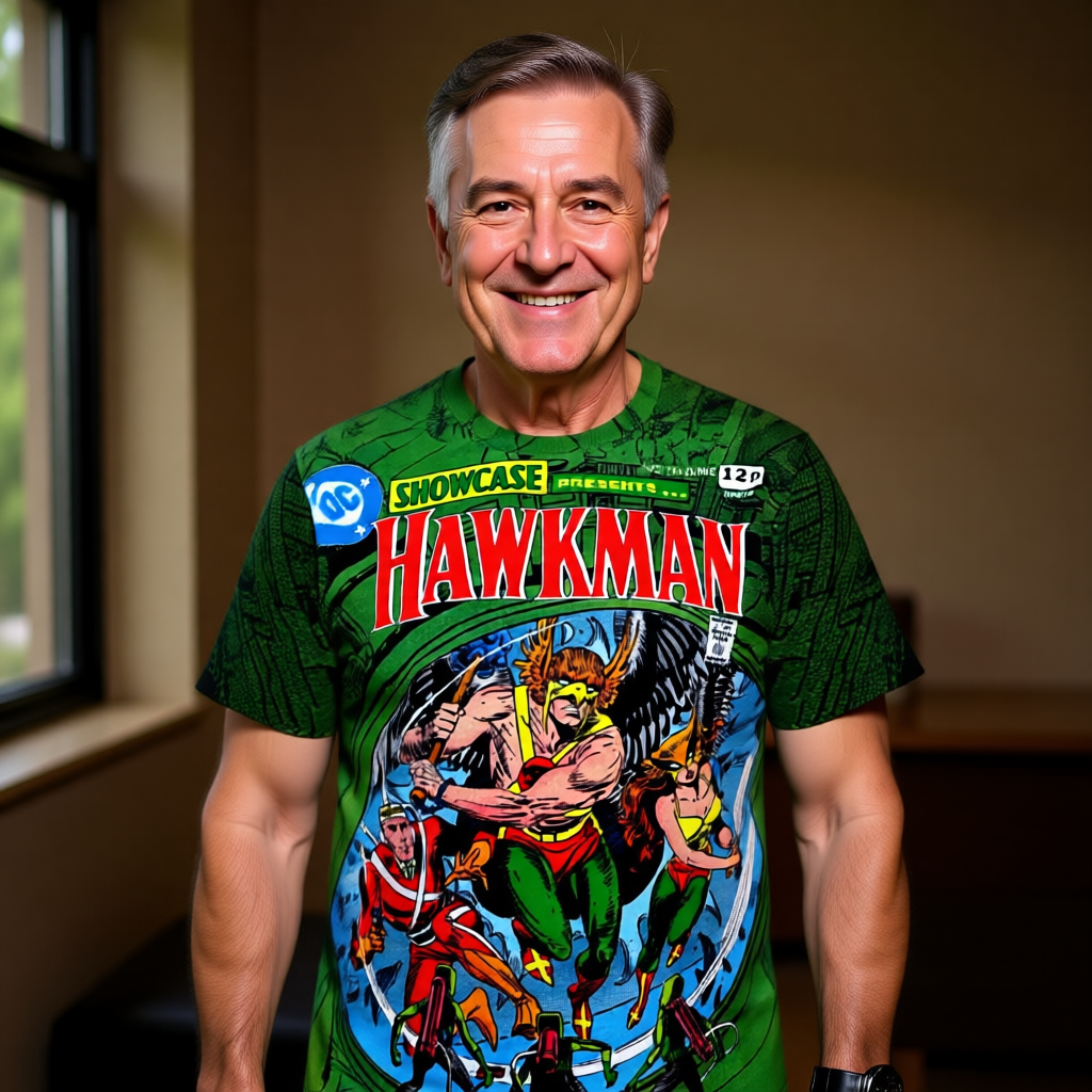 SHOWCASE 101 ALL OVER PRINT SHIRT AND TANK TOP - HAWKMAN HAWKGIRL ADAM STRANGE