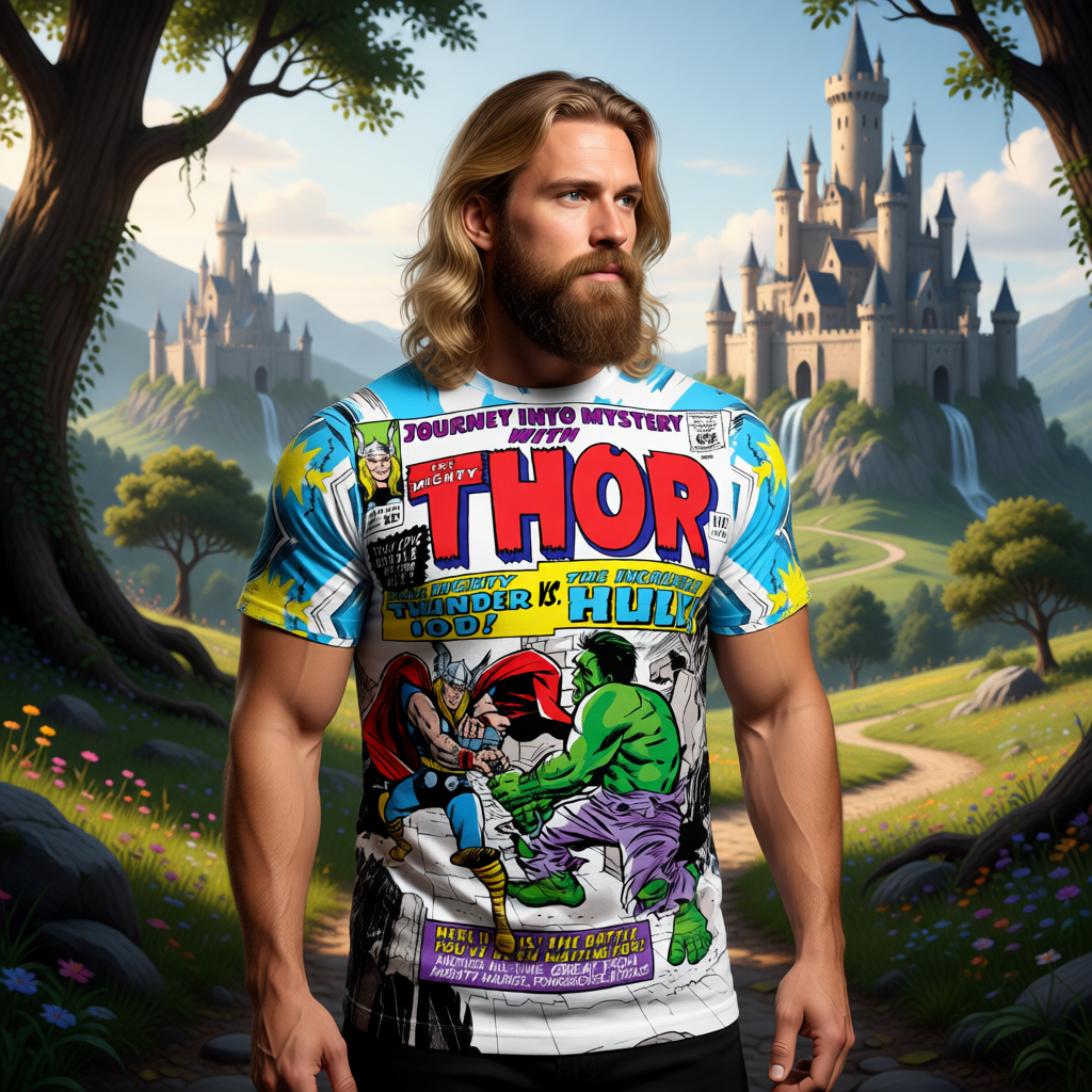 JOURNEY INTO MYSTERY 112 ALL OVER PRINT SHIRT AND TANK TOP - THOR