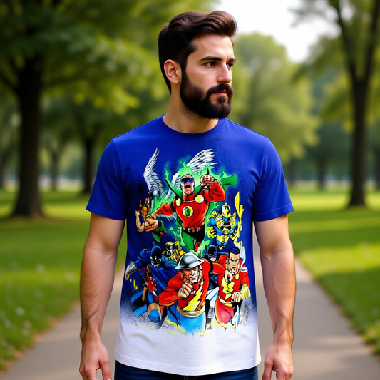 JSA BOOK 5 PIN UP ALL OVER PRINT SHIRT AND TANK TOP