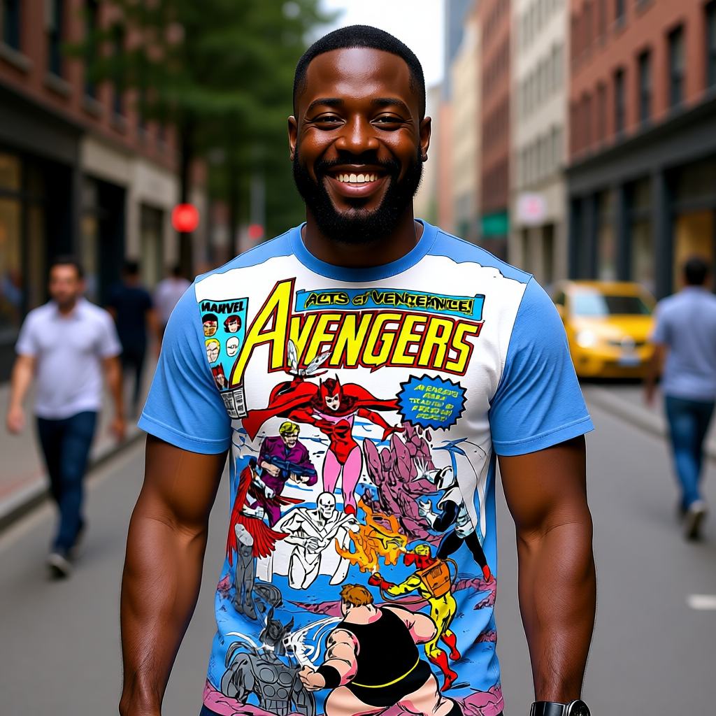AVENGERS 312 OVER PRINT SHIRT AND TANK TOP