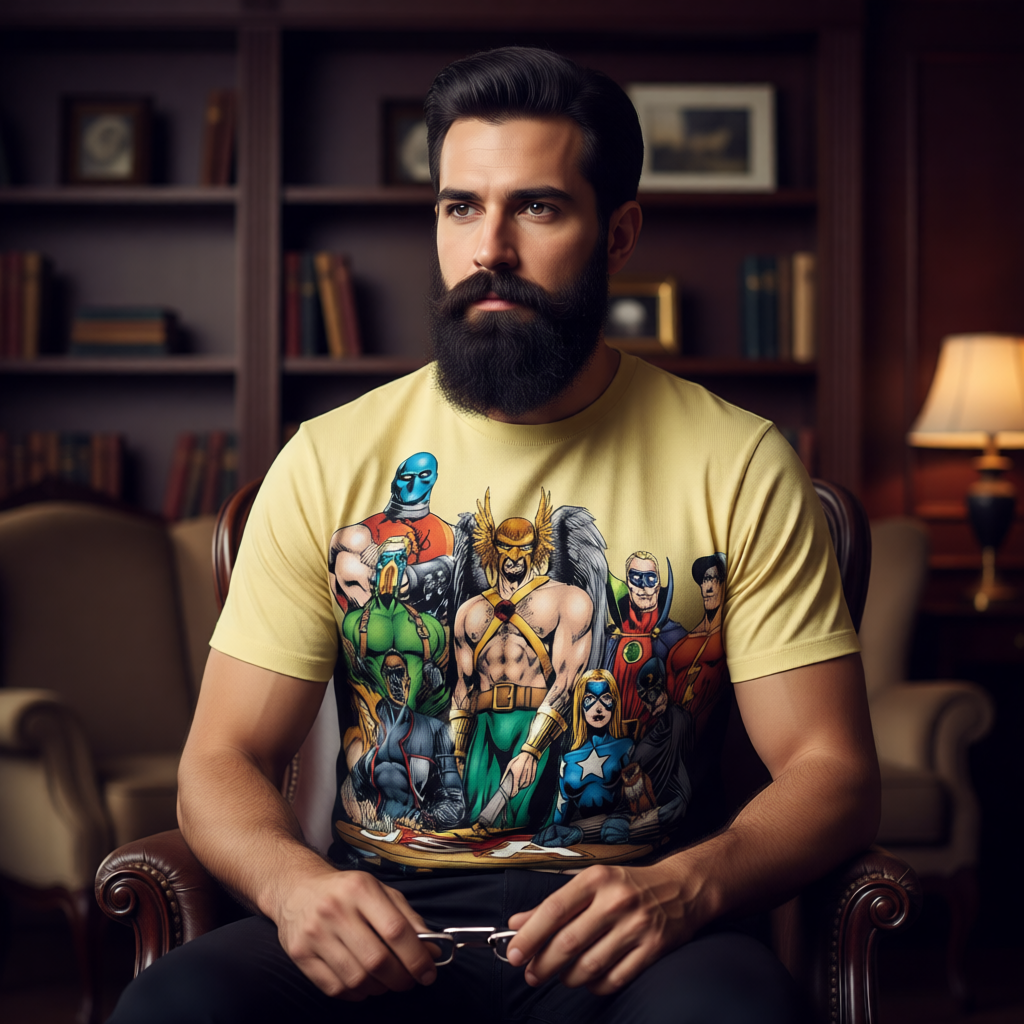 JSA 75TH ANNY HARDCOVER OVER PRINT SHIRT AND TANK TOP