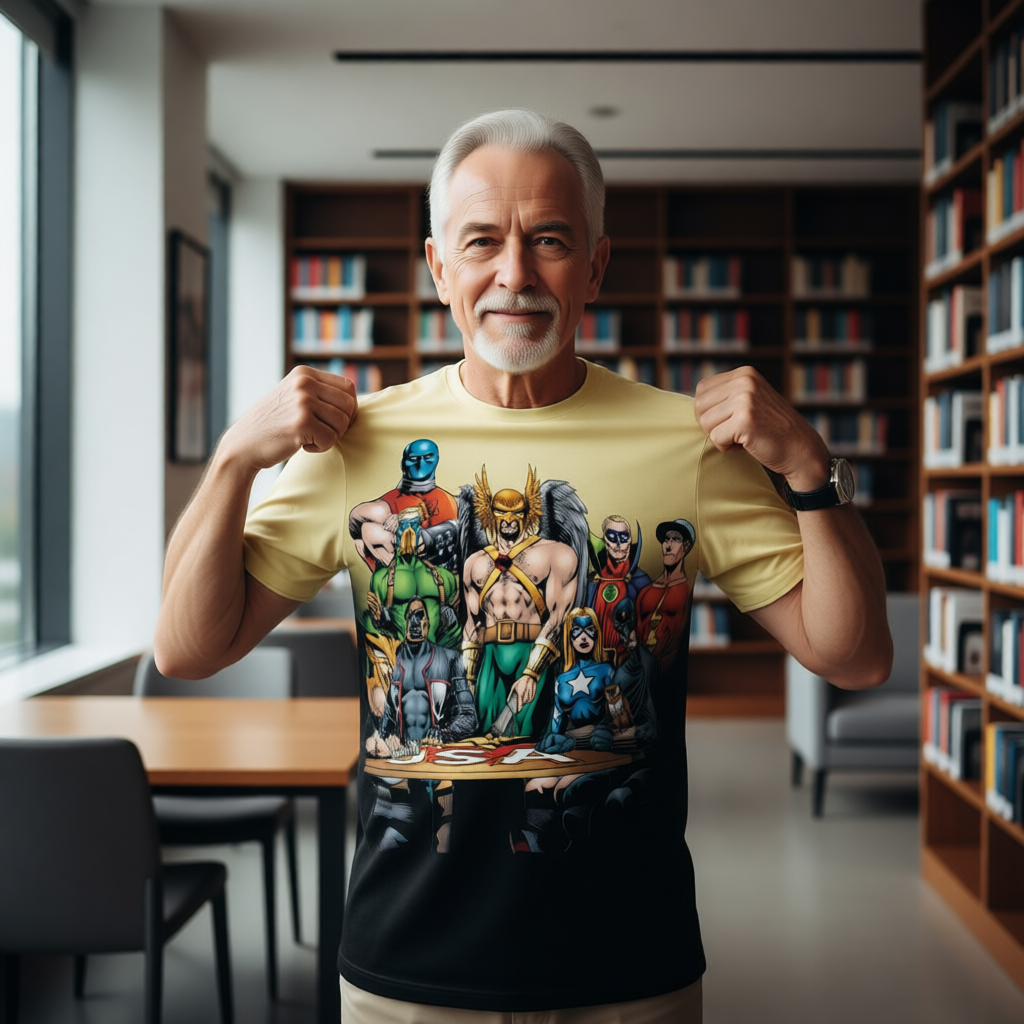 JSA 75TH ANNY HARDCOVER OVER PRINT SHIRT AND TANK TOP