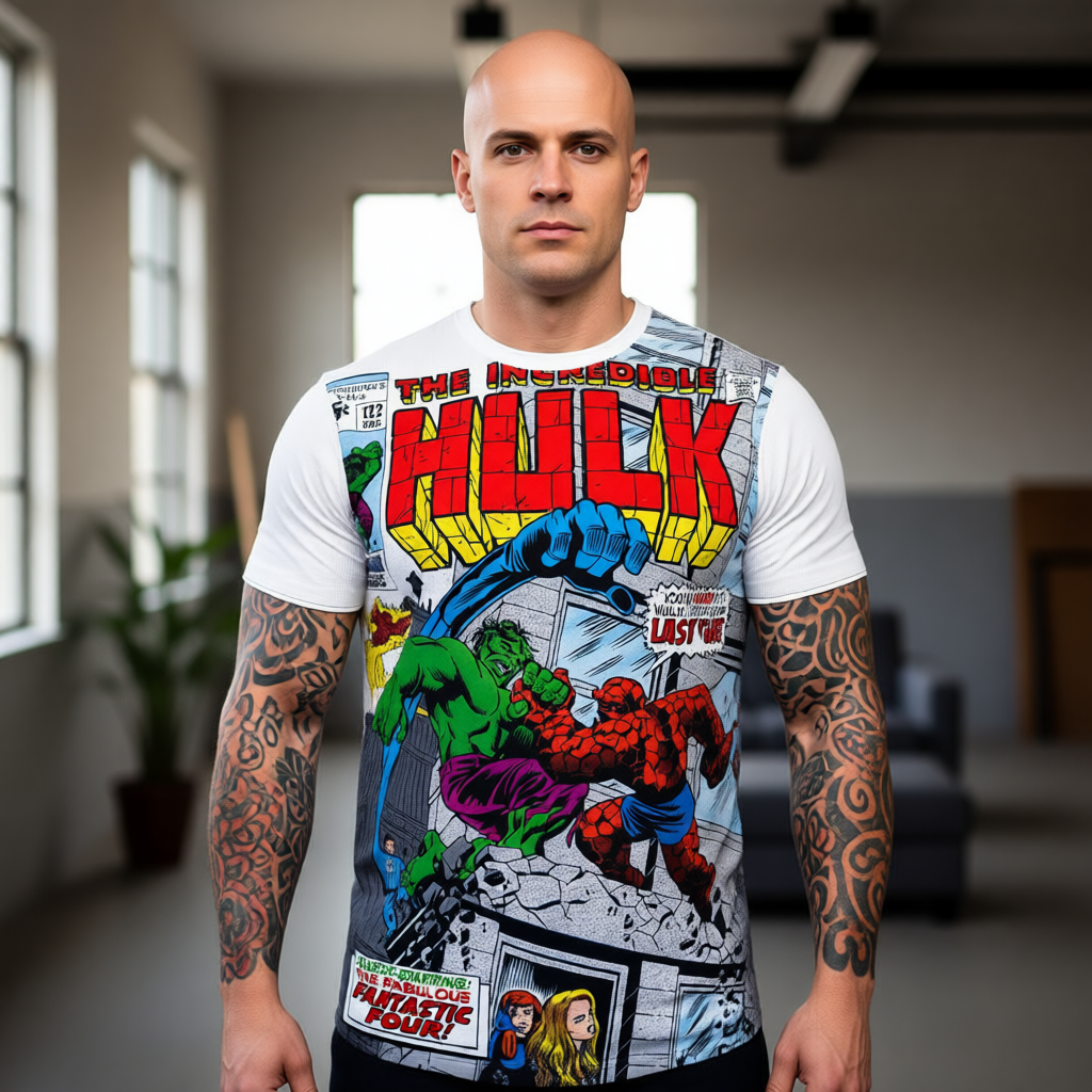 HULK 122 ALL OVER PRINT SHIRT AND TANK TOP