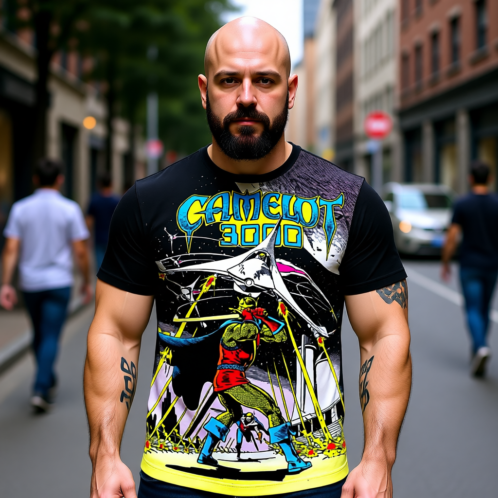 CAMELOT 3000 #4 ALL OVER PRINT SHIRT AND TANK TOP